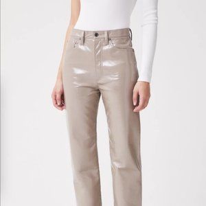 Recycled Leather 90'S Pants by Agolde